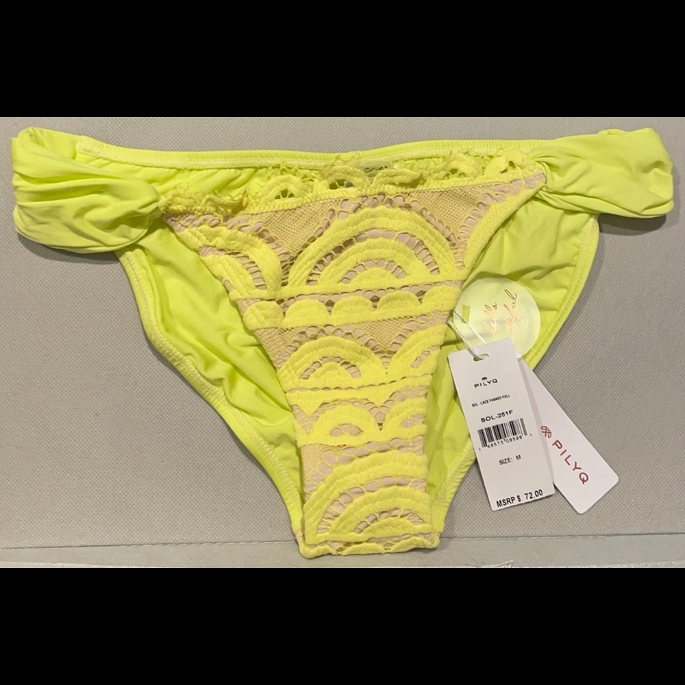 Pilyq bottom lace fanned full coverage